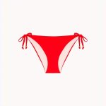 Bas de maillot de bain bikini à nouer - rouge Bas de maillot de bain bikini à nouer - rouge