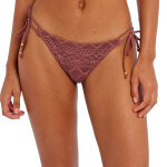 Bas de maillot de bain à nouettes - marron freya maillots Bas de maillot de bain à nouettes - marron freya maillots