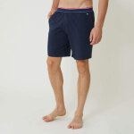 Bas de pyjama court marine en coton