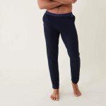 Bas de pyjama long marine en coton