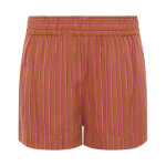 Bas de pyjama - short - orange chantelle en viscose