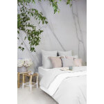 Les basiques - housse de couette en percale de coton - blanc