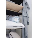 Les basiques - plaid en coton bleu ciel