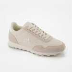 Baskets astra w premium beige en cuir