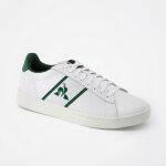 Baskets classic soft blanc / noir en cuir