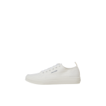 Baskets homme blanc lacets toile yael