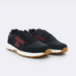 Baskets homme olive noir - faguo bleu marine en cuir