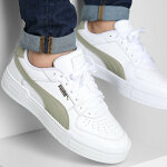 Baskets homme puma ca pro classic blanc en cuir