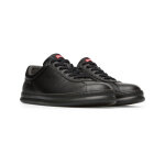 Baskets runner noir en cuir