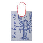 Bavoir homard coucke - bleu