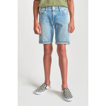Bermuda garon, en jeans mike bleu clair dlav