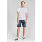 Bermuda jogg ed bleu gris en coton Bermuda jogg ed bleu gris en coton