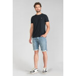 Bermuda jogg lo bleu délavé en coton à la toile très stretch Bermuda jogg lo bleu délavé en coton à la toile très stretch