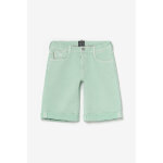 Bermuda garon, lo jogg vert d'eau en coton