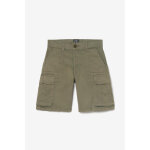 Bermuda garon, otto kaki vert en coton