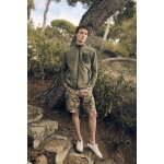 Bermuda short camo beige en coton