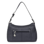 Besace - cuir de vachette marine