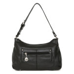 Besace - cuir de vachette noir molly