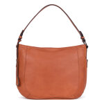 Besace - cuir de vachette - terre - sauvage brun