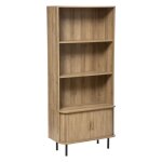 Bibliothque colva 2 portes beige
