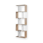 Biblioth�que multi - cases d�cor bois blanc