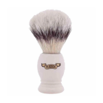 Blaireau ivoire fibre blanche - poils naturels - plisson