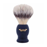 Blaireau noir fibre blanche - poils naturels - plisson