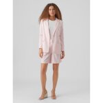 Blazer classique revers  encoche - rose