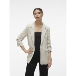 Blazer col à revers gris en viscose agnes Blazer col à revers gris en viscose agnes