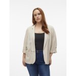 Blazer col à revers gris en viscose xena Blazer col à revers gris en viscose xena