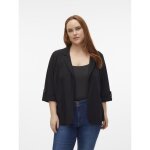Blazer col à revers noir en viscose ana Blazer col à revers noir en viscose ana