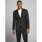 Blazer crois super slim fit revers  encoche noir