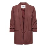Blazer regular fit col à revers marron clair eve Blazer regular fit col à revers marron clair eve