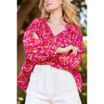 Blouse bellau cachemire en coton