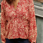 Blouse berenice cachemire en viscose