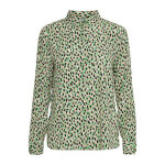 Blouse femme col montant ihdunala en viscose