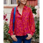 Blouse joao - rose / orange