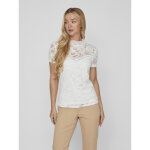 Blouse manches courtes blanc l�a