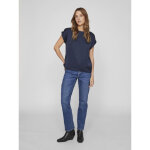 Blouse manches courtes bleu ida