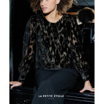 Blouse matara noir