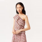 Blouse one - shoulder �cru en coton