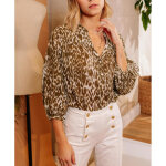 Blouse soleane kaki en coton Blouse soleane kaki en coton