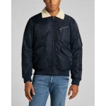 Blouson homme flight jacket bleu fonc en nylon