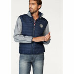 Blouson zipp bi - matire effet 2 en 1 homme rhode island - marine bleu