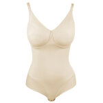 Body gainant armatures beige en nylon Body gainant armatures beige en nylon