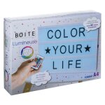 Bote lumineuse color changing a4