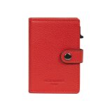 Bo�tier porte - cartes stop rfid cuir confort fraise sofia