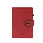 Botier porte - cartes stop rfid cuir confort rouge fonc ana