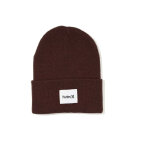 Bonnet bordeaux en maille c�tel�e