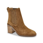 Boots - camel en cuir